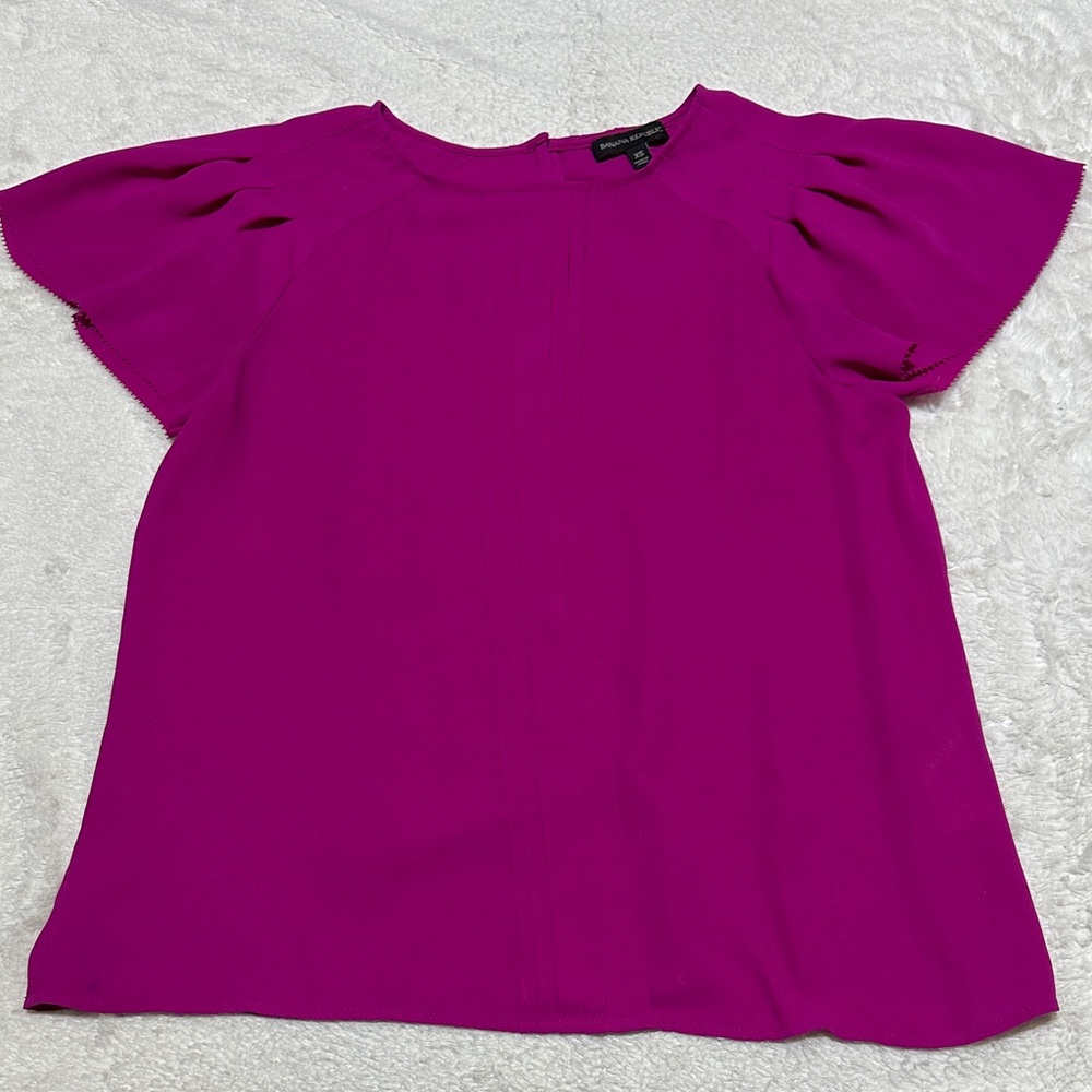 Banana Republic | size xsmall | fuchsia blouse